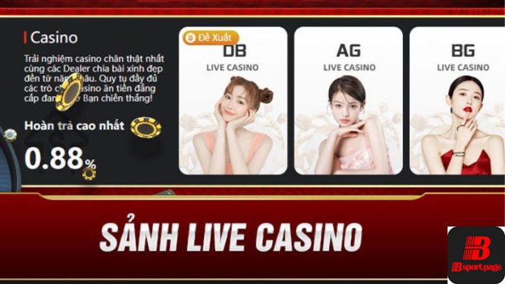 Cá cược Live Casino